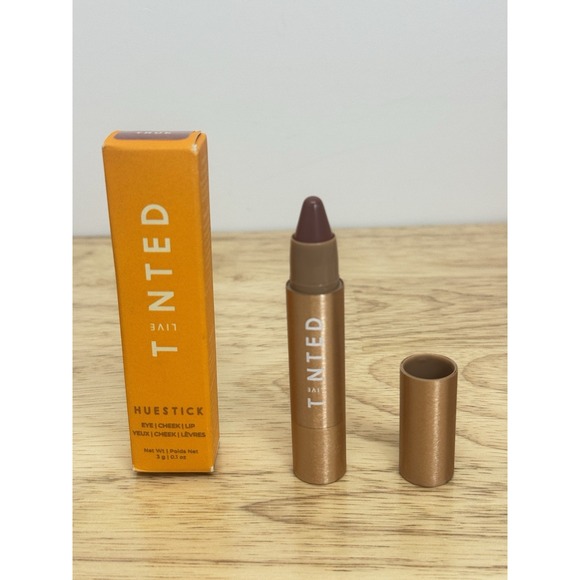 Live Tinted Huestick in TRUE Dusty Rose, Eye  Cheek & Lip Stick 0.1 oz Full Size - Picture 1 of 7